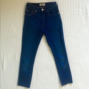 ACNE high rise skinny jean sz 25